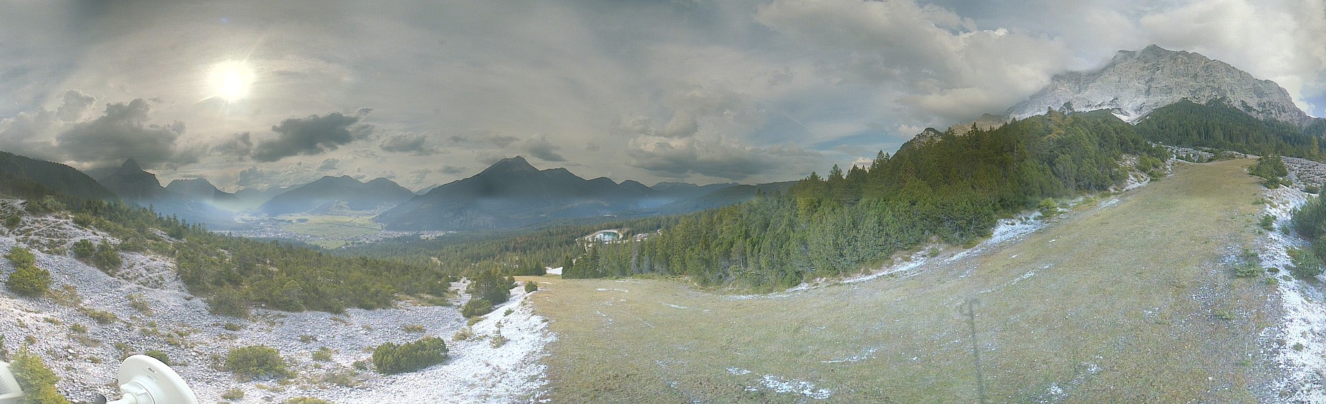 Archiv Foto Webcam Weißlähnabfahrt, Skigebiet Ehrwald