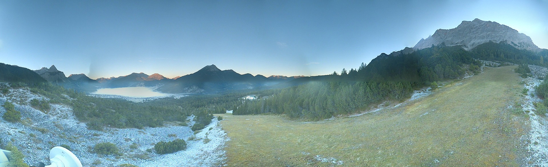 Archiv Foto Webcam Weißlähnabfahrt, Skigebiet Ehrwald