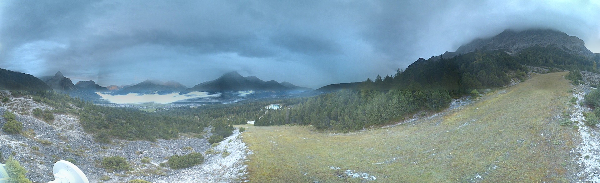 Archiv Foto Webcam Weißlähnabfahrt, Skigebiet Ehrwald