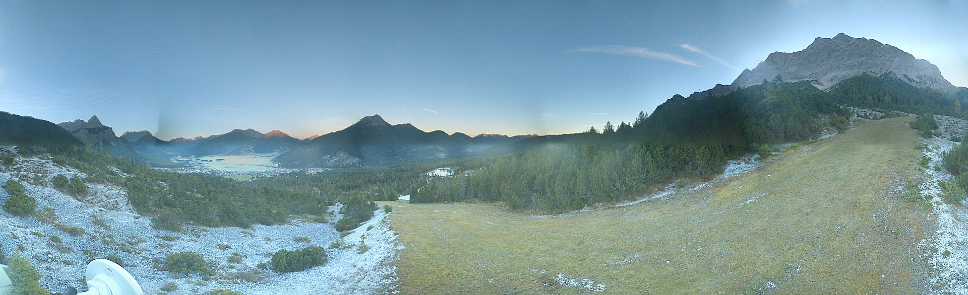 Archiv Foto Webcam Weißlähnabfahrt, Skigebiet Ehrwald