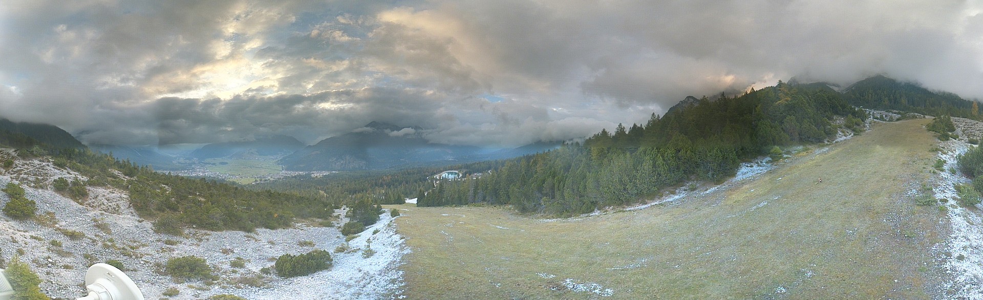 Archiv Foto Webcam Weißlähnabfahrt, Skigebiet Ehrwald