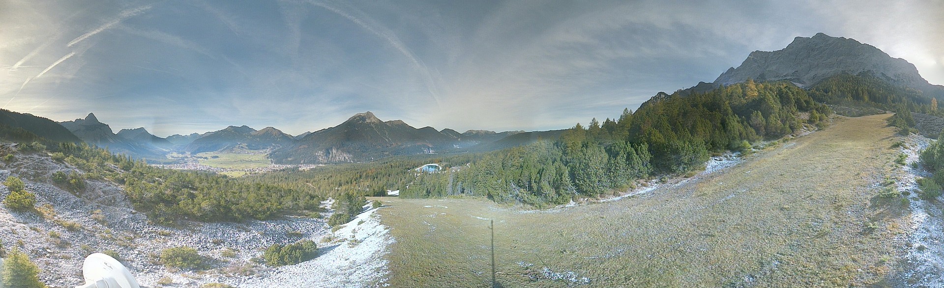 Archiv Foto Webcam Weißlähnabfahrt, Skigebiet Ehrwald