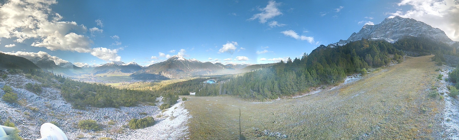 Archiv Foto Webcam Weißlähnabfahrt, Skigebiet Ehrwald