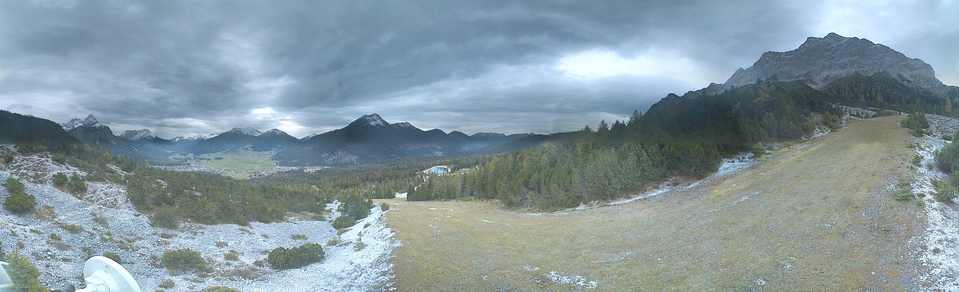 Archiv Foto Webcam Weißlähnabfahrt, Skigebiet Ehrwald
