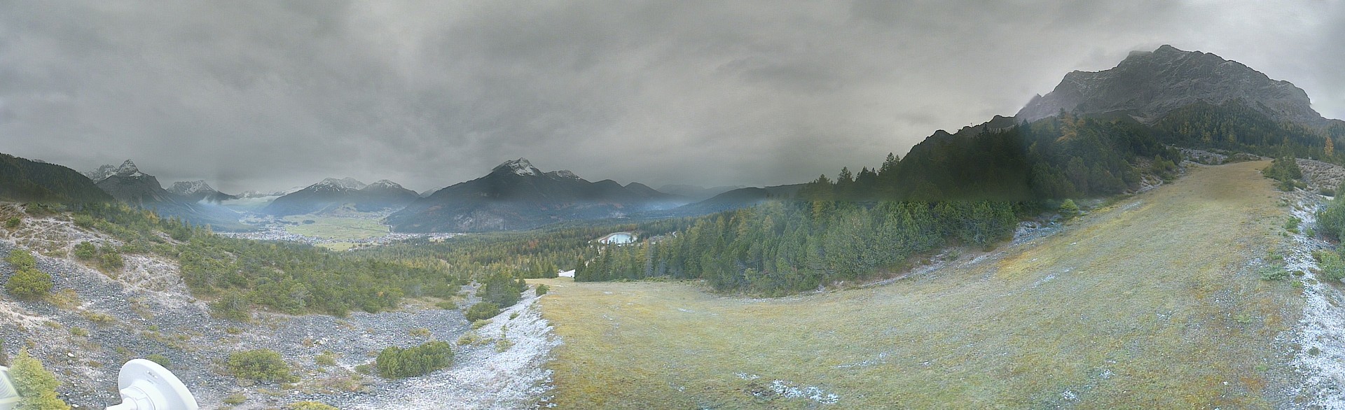 Archiv Foto Webcam Weißlähnabfahrt, Skigebiet Ehrwald
