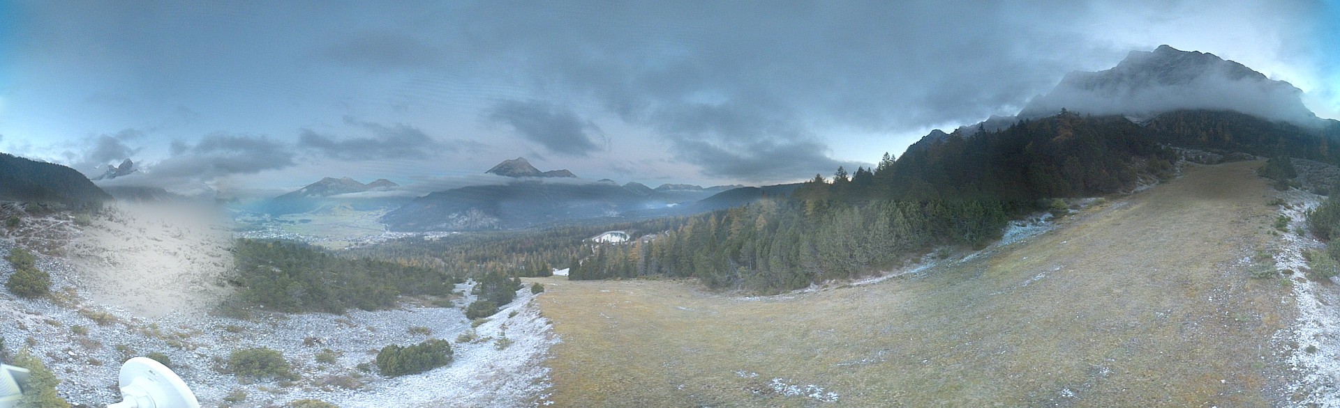 Archiv Foto Webcam Weißlähnabfahrt, Skigebiet Ehrwald