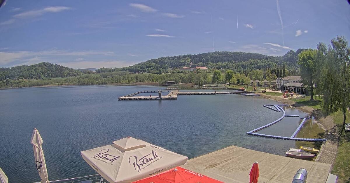 Archived image Webcam Längsee lake