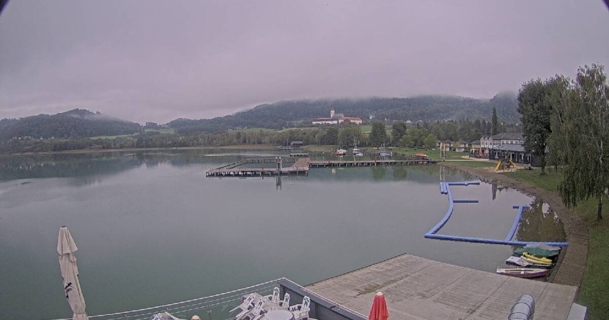 Archived image Webcam Längsee lake