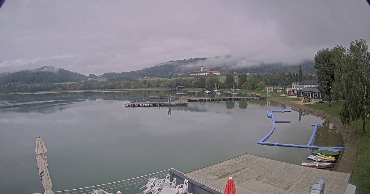 Archived image Webcam Längsee lake