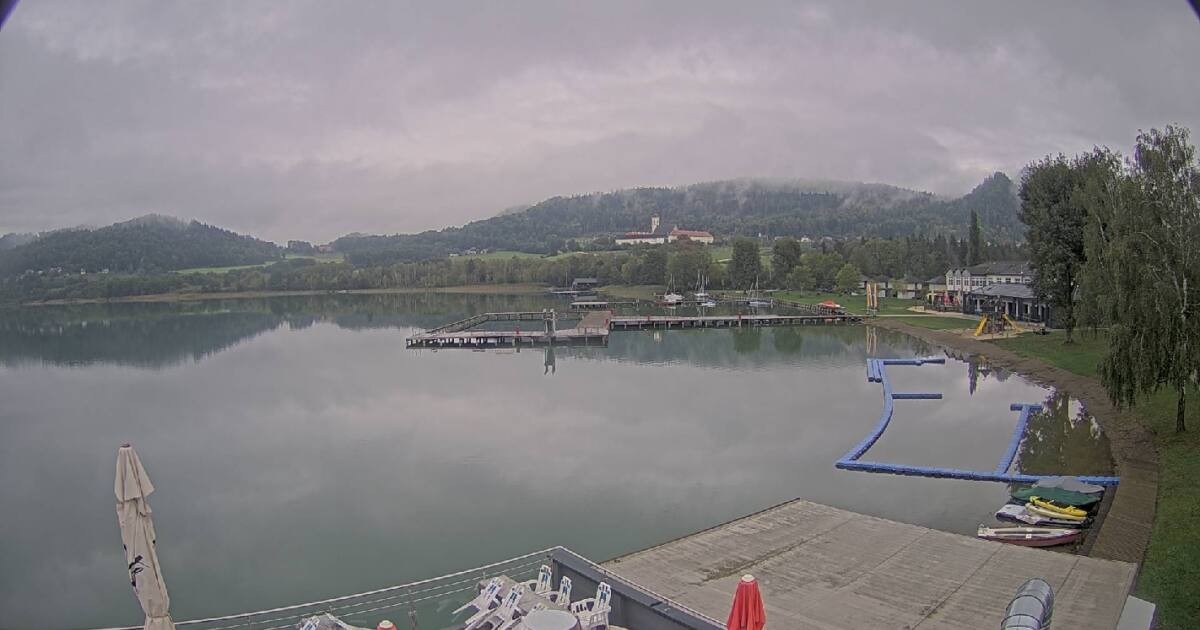 Archived image Webcam Längsee lake