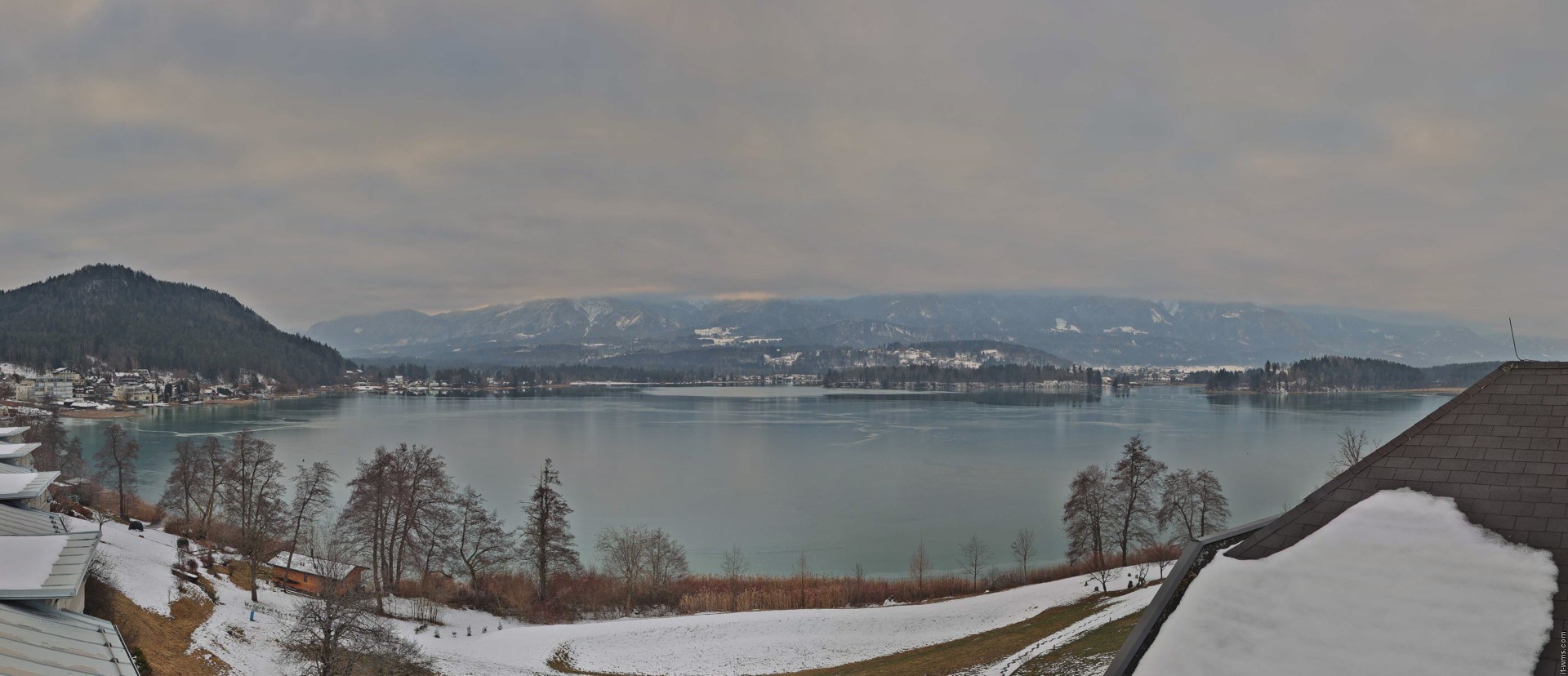 Archiv Foto Webcam Faaker See, Blickrichtung Süden