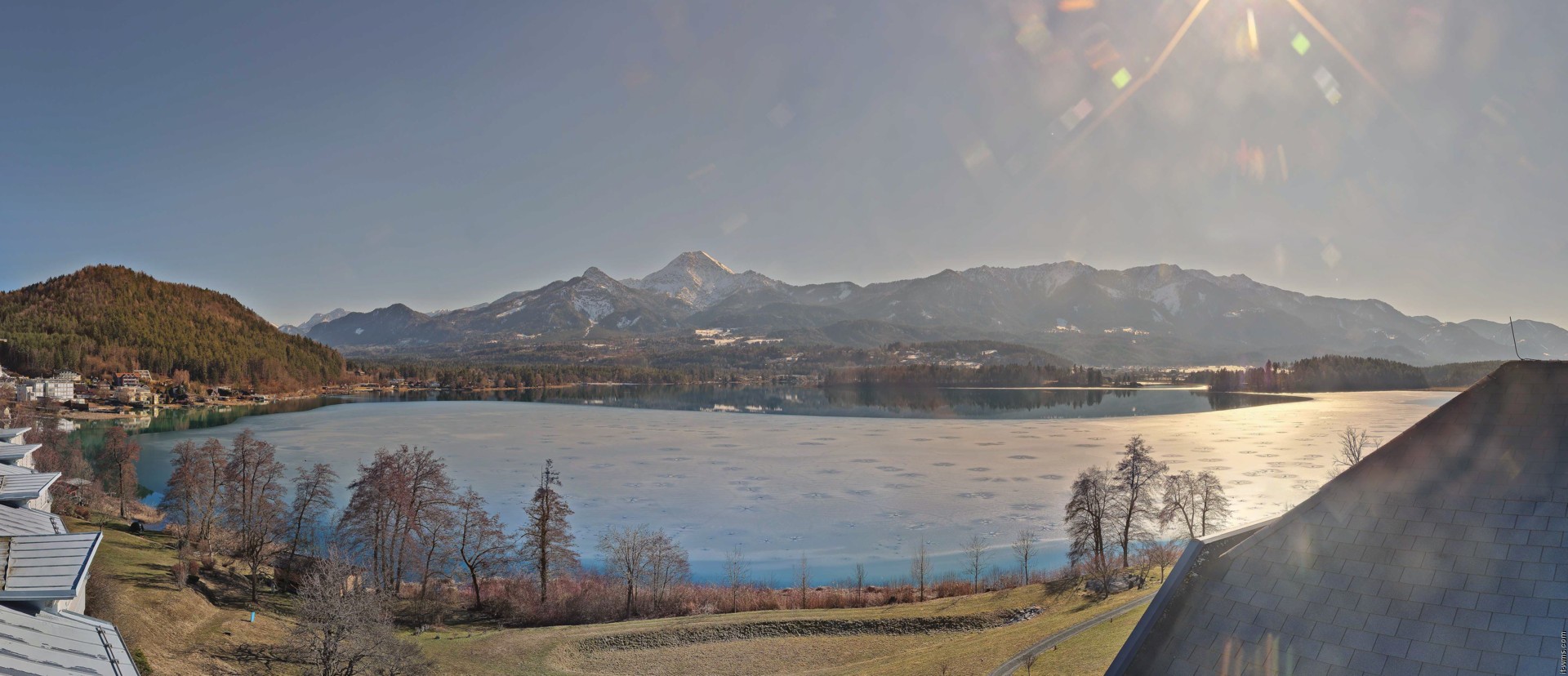 Archiv Foto Webcam Faaker See, Blickrichtung Süden
