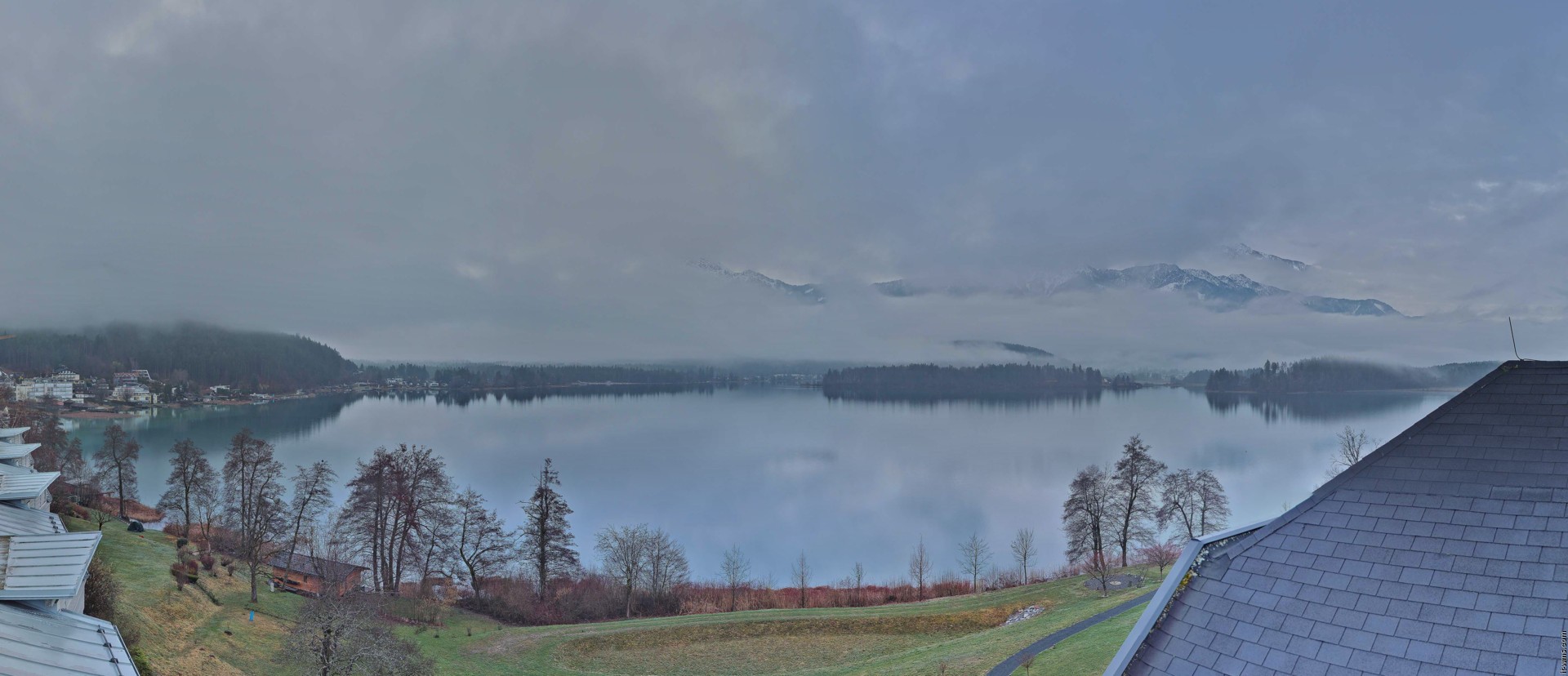 Archiv Foto Webcam Faaker See, Blickrichtung Süden