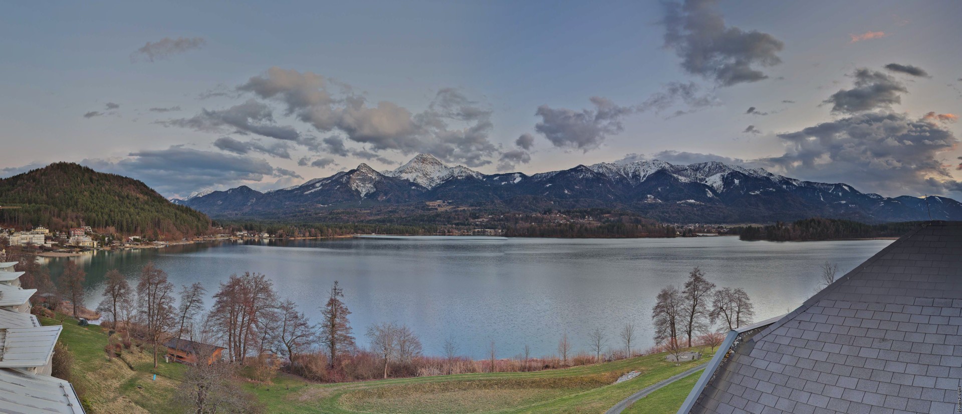 Archiv Foto Webcam Faaker See, Blickrichtung Süden