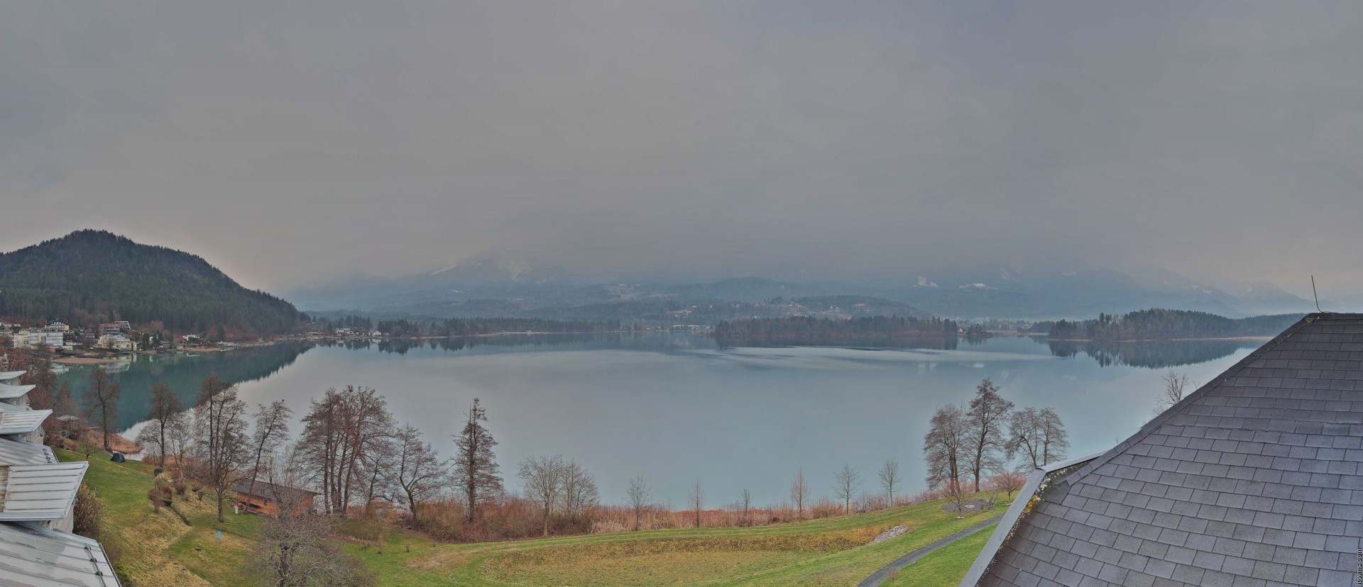 Archiv Foto Webcam Faaker See, Blickrichtung Süden