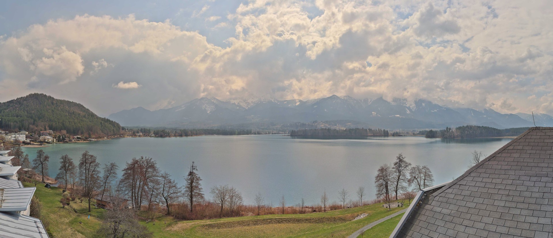 Archiv Foto Webcam Faaker See, Blickrichtung Süden