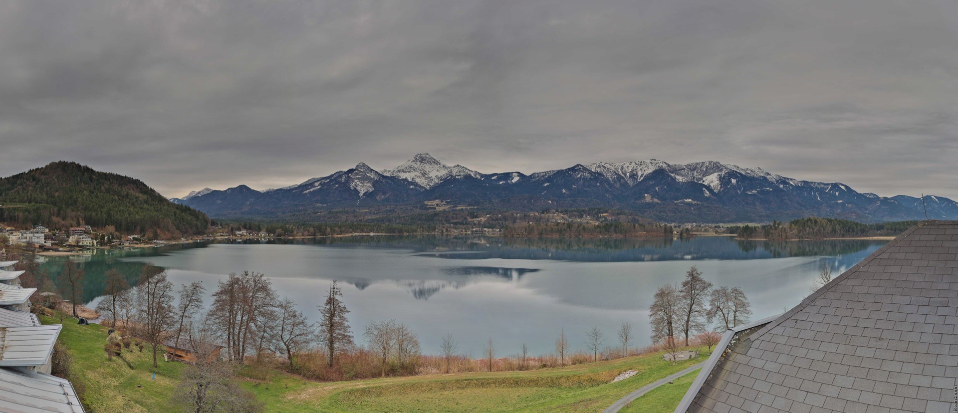 Archiv Foto Webcam Faaker See, Blickrichtung Süden