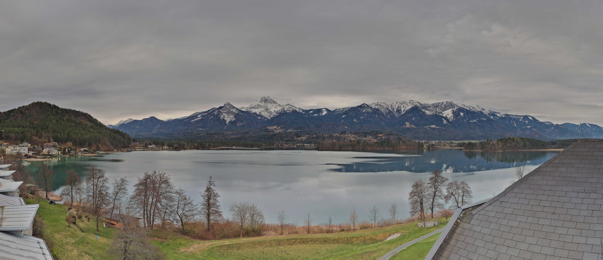 Archiv Foto Webcam Faaker See, Blickrichtung Süden