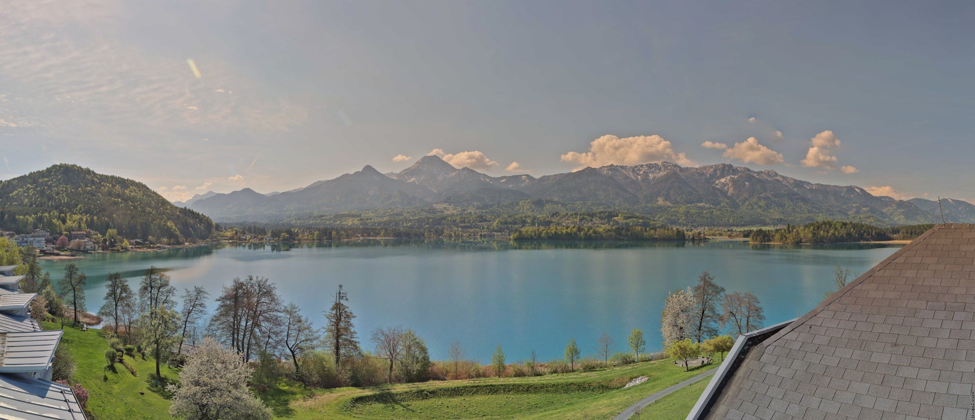 Archived image Webcam Faaker See lake, view direction south