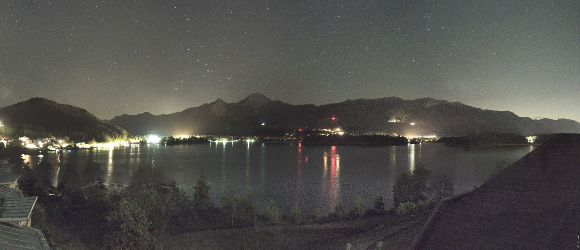 Archiv Foto Webcam Faaker See, Blickrichtung Süden