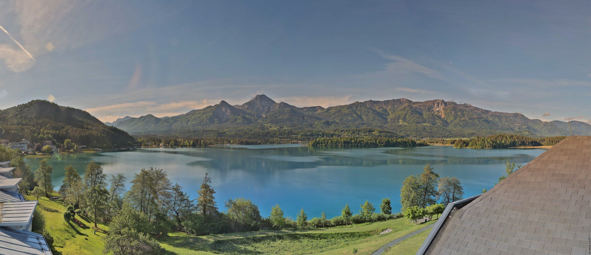 Archiv Foto Webcam Faaker See, Blickrichtung Süden