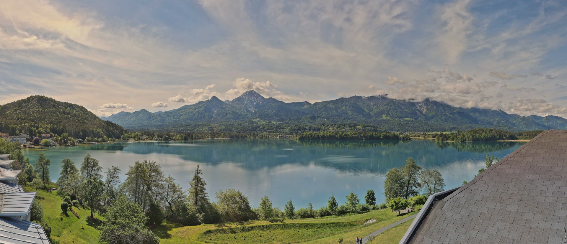 Archiv Foto Webcam Faaker See, Blickrichtung Süden