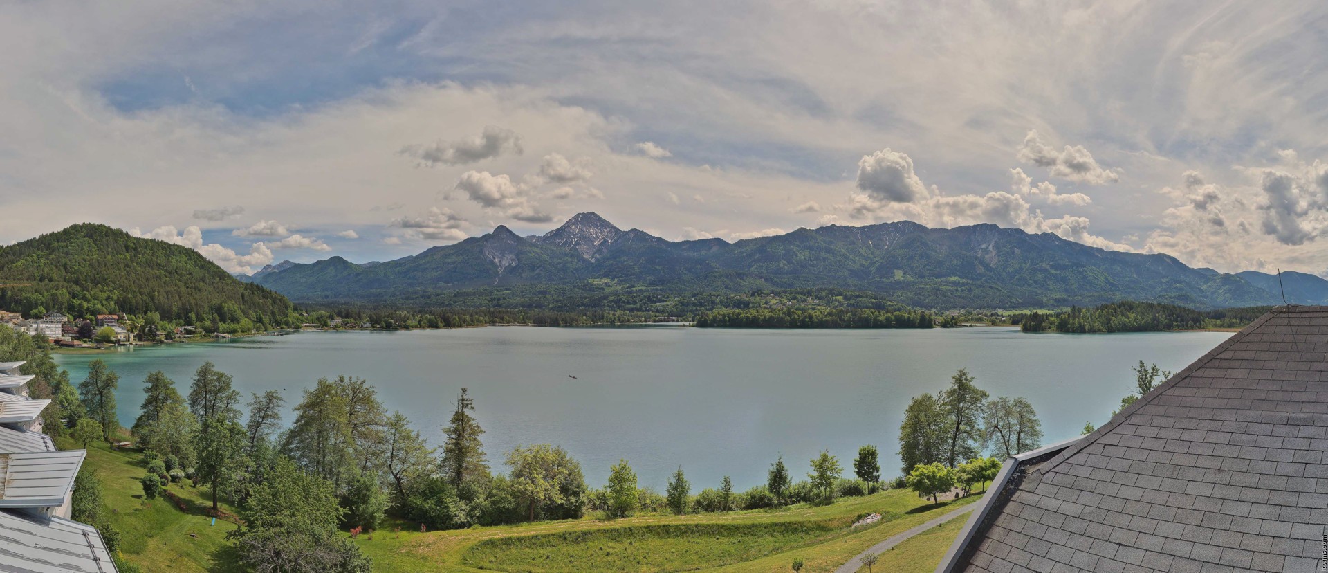 Archiv Foto Webcam Faaker See, Blickrichtung Süden