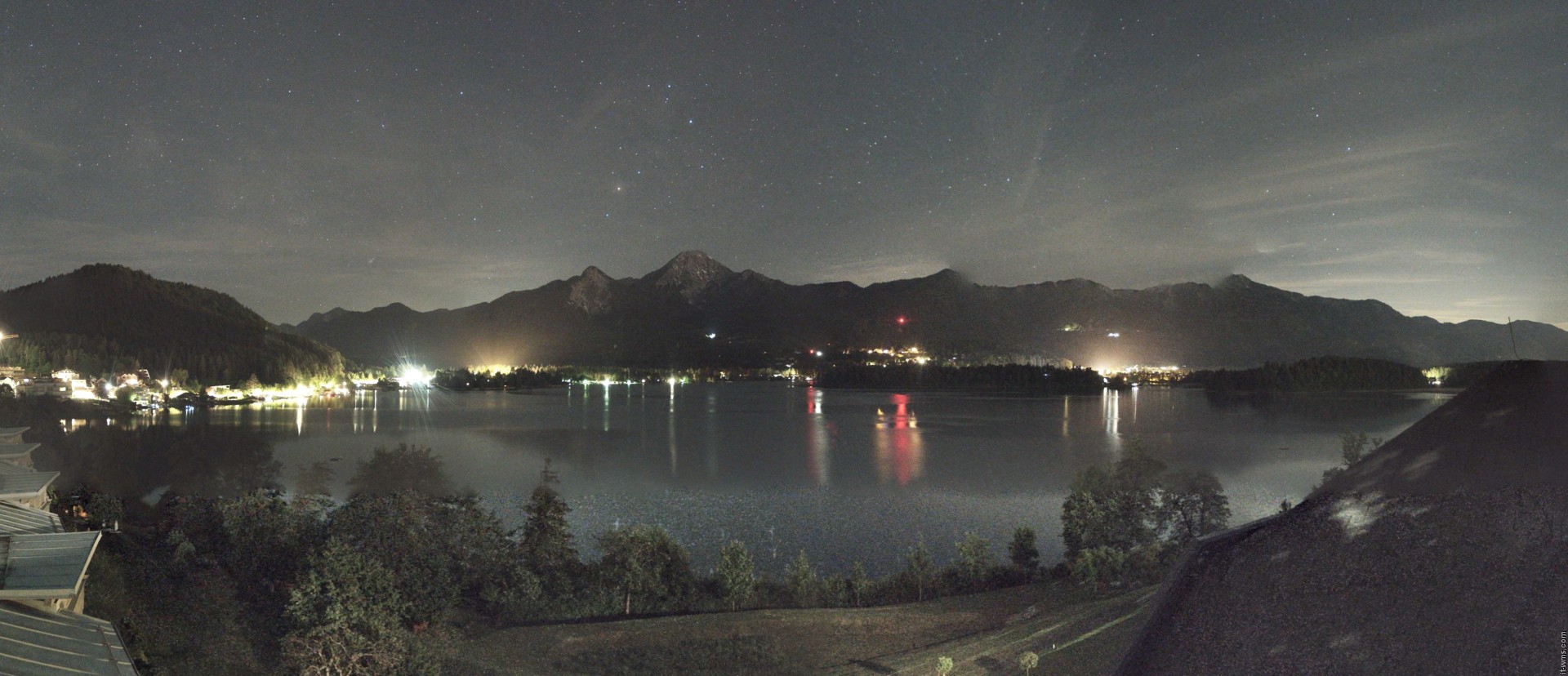 Archiv Foto Webcam Faaker See, Blickrichtung Süden