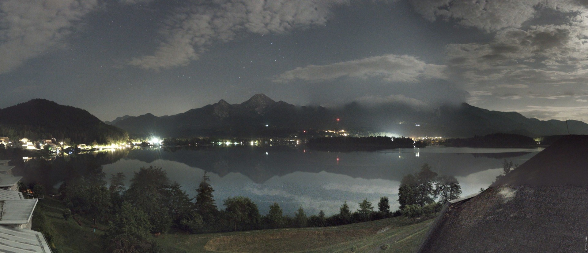 Archiv Foto Webcam Faaker See, Blickrichtung Süden