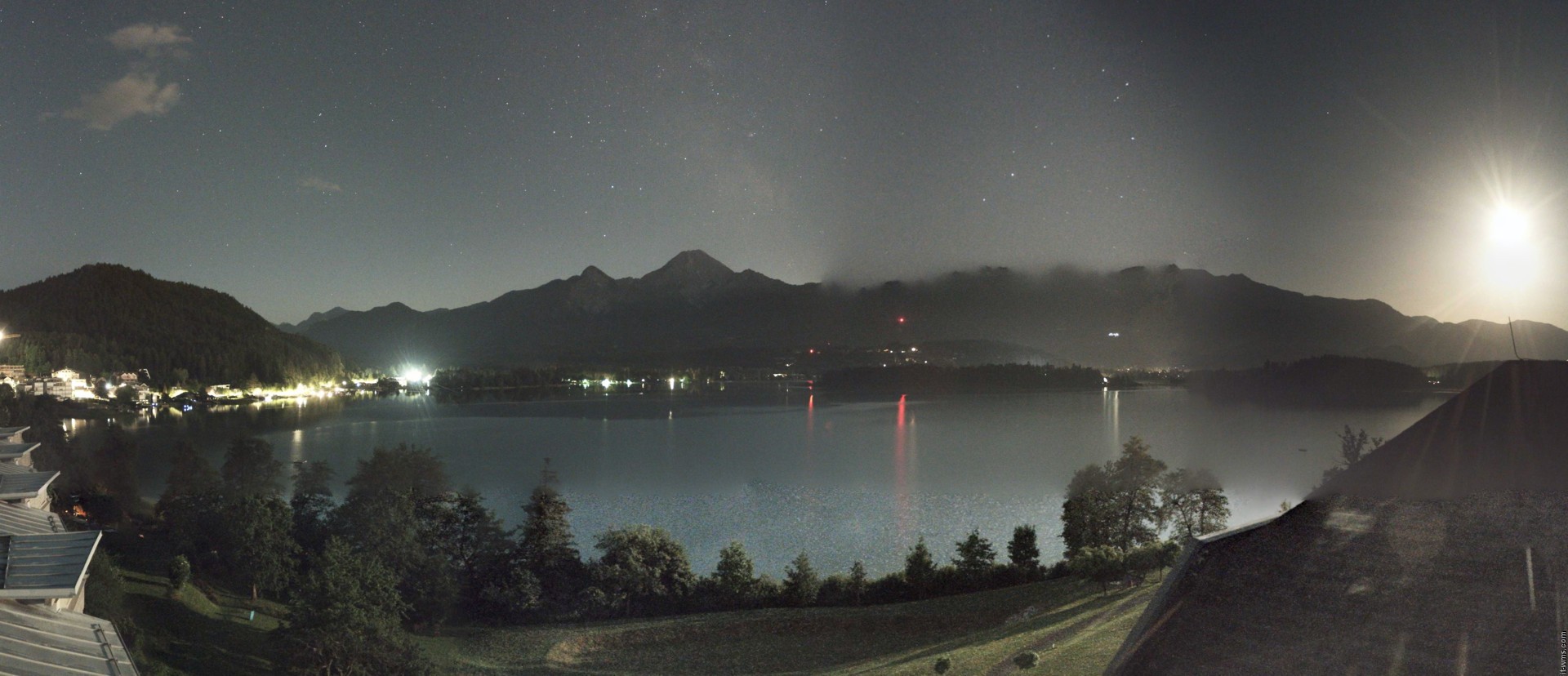 Archiv Foto Webcam Faaker See, Blickrichtung Süden