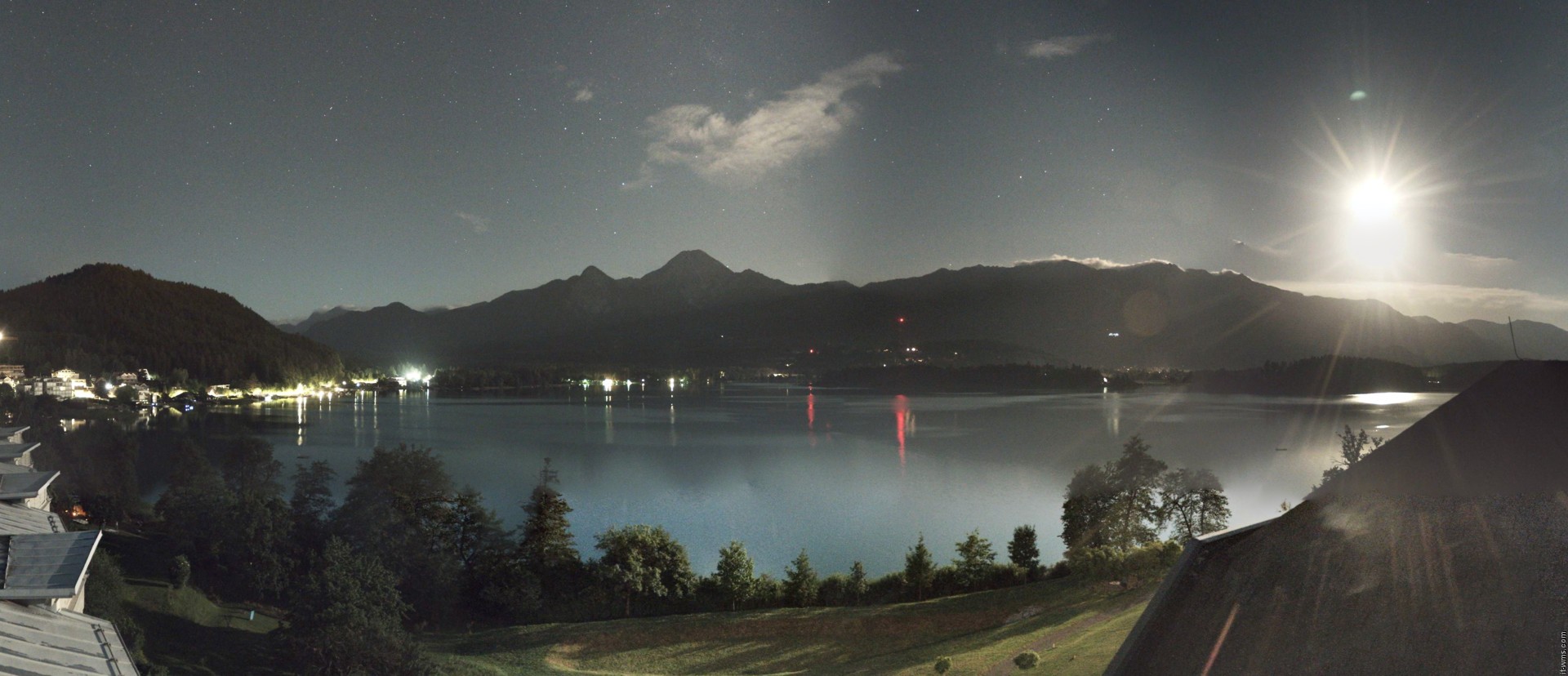 Archiv Foto Webcam Faaker See, Blickrichtung Süden