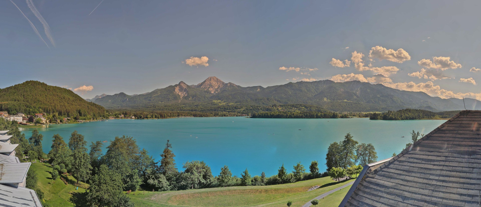 Archiv Foto Webcam Faaker See, Blickrichtung Süden