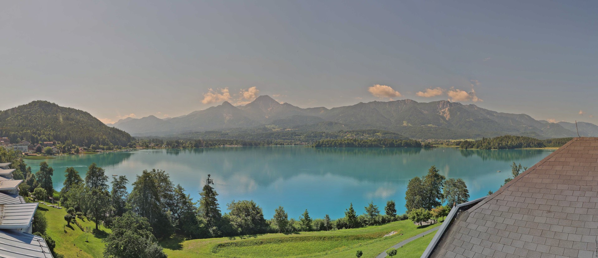 Archiv Foto Webcam Faaker See, Blickrichtung Süden