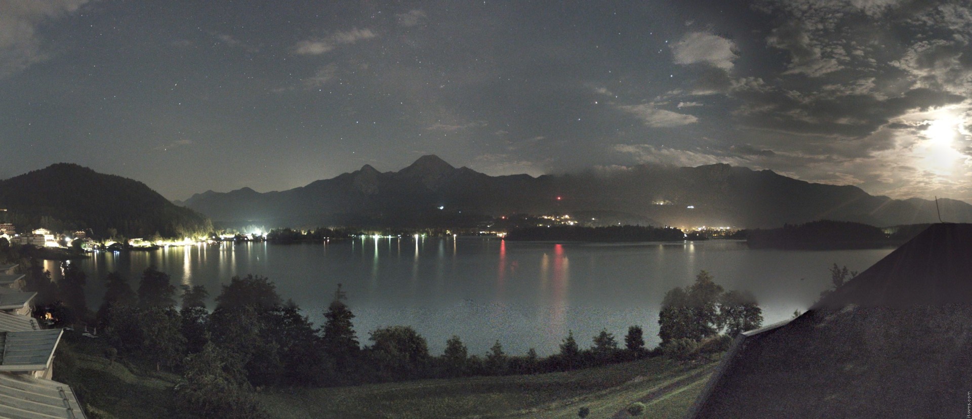 Archiv Foto Webcam Faaker See, Blickrichtung Süden