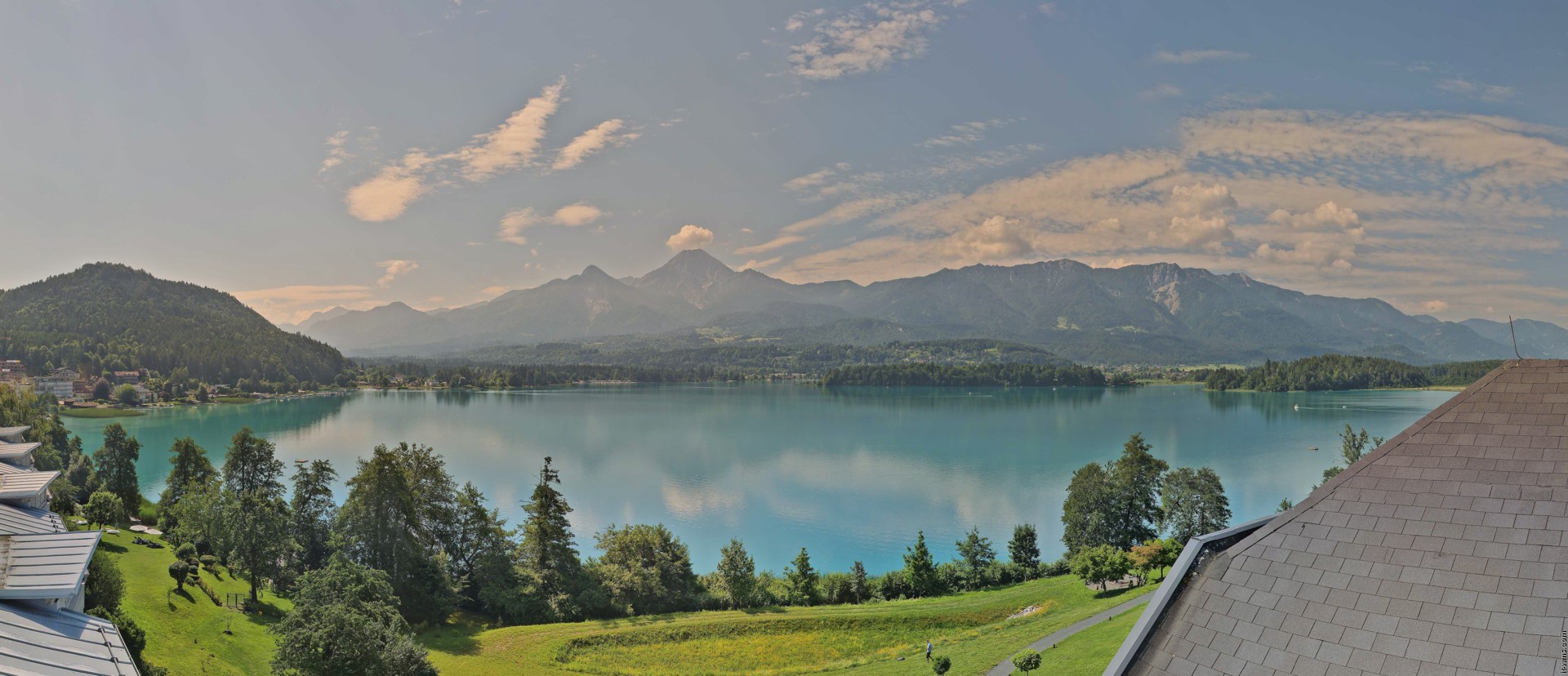 Archiv Foto Webcam Faaker See, Blickrichtung Süden