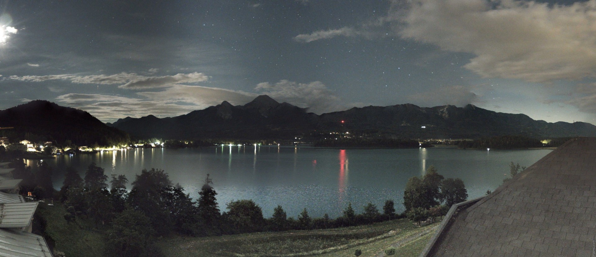 Archiv Foto Webcam Faaker See, Blickrichtung Süden