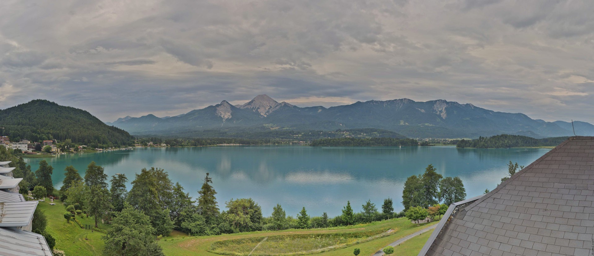 Archiv Foto Webcam Faaker See, Blickrichtung Süden