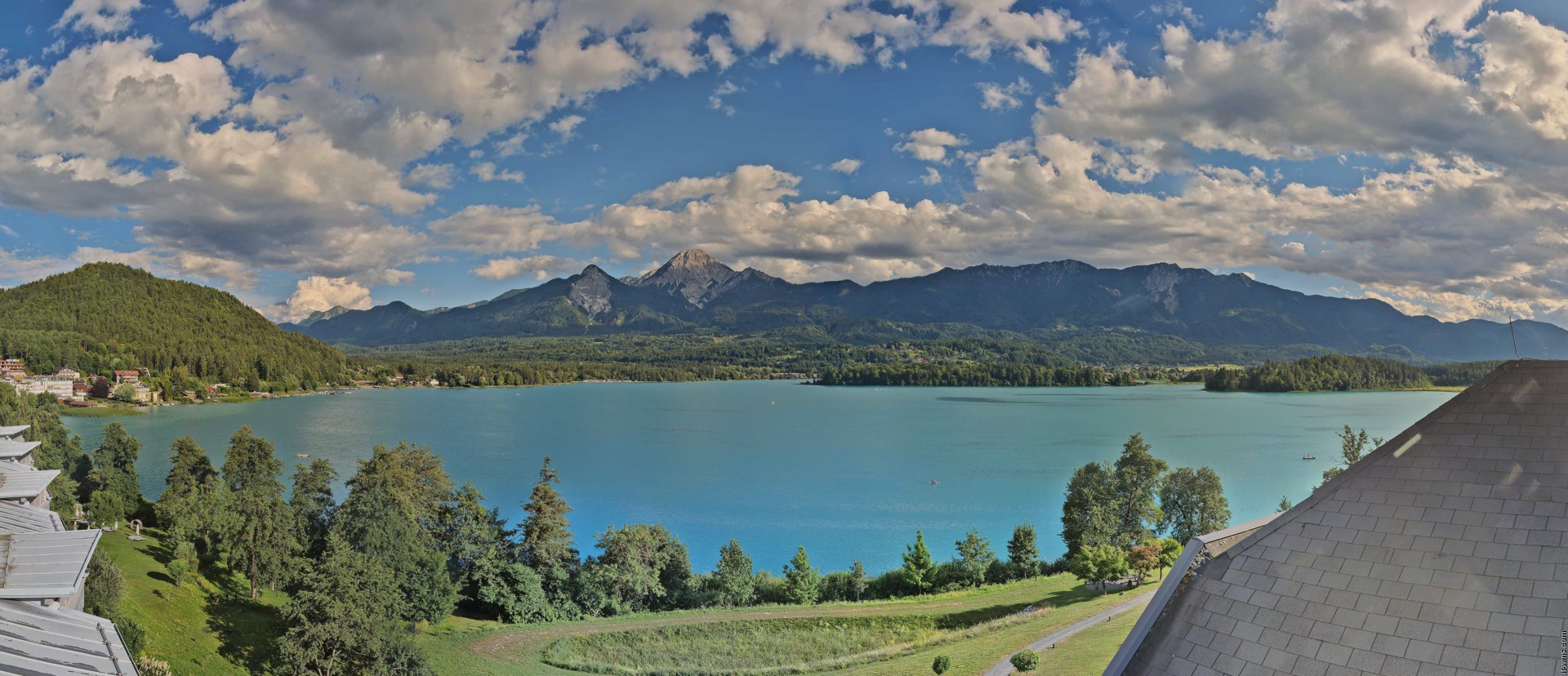 Archiv Foto Webcam Faaker See, Blickrichtung Süden