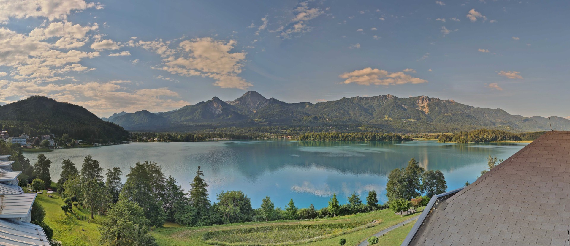 Archiv Foto Webcam Faaker See, Blickrichtung Süden