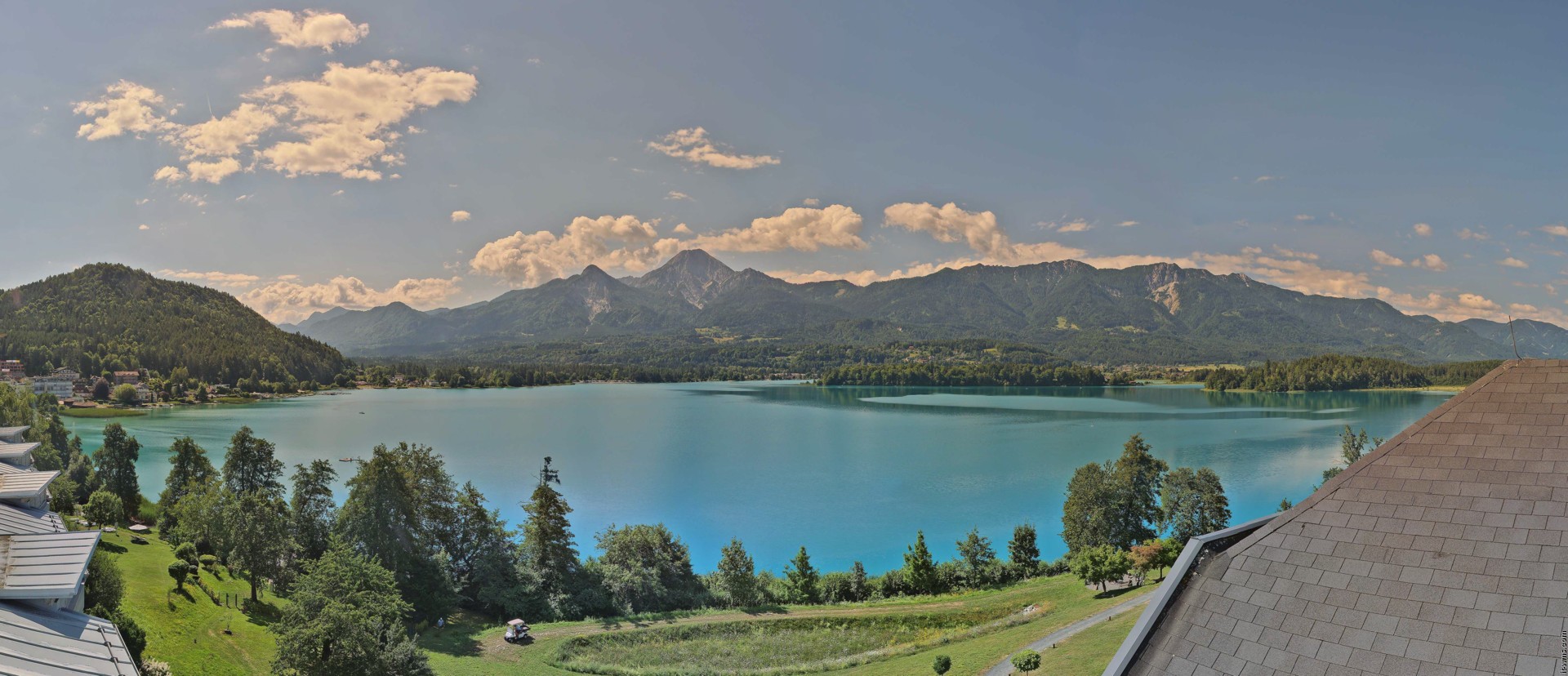 Archiv Foto Webcam Faaker See, Blickrichtung Süden