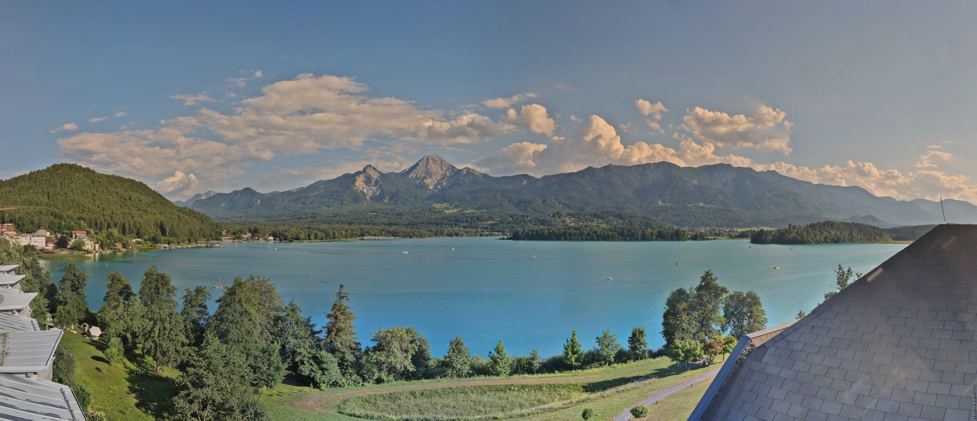 Archiv Foto Webcam Faaker See, Blickrichtung Süden