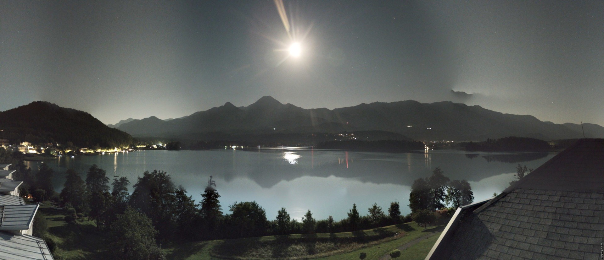 Archiv Foto Webcam Faaker See, Blickrichtung Süden
