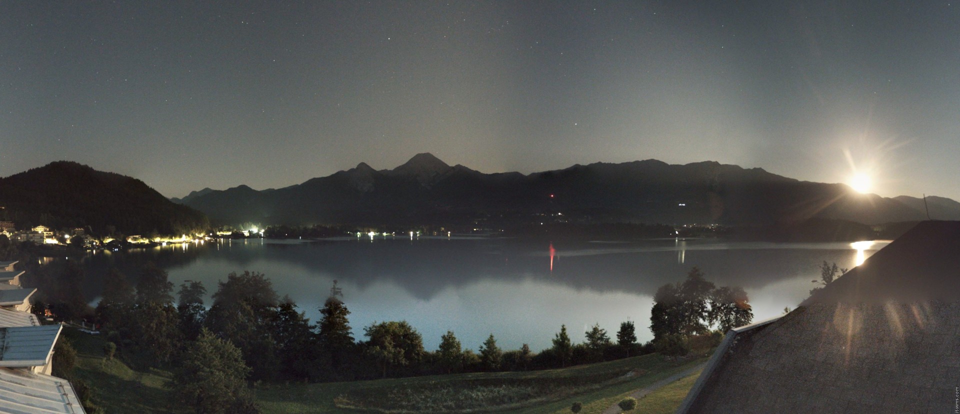 Archiv Foto Webcam Faaker See, Blickrichtung Süden