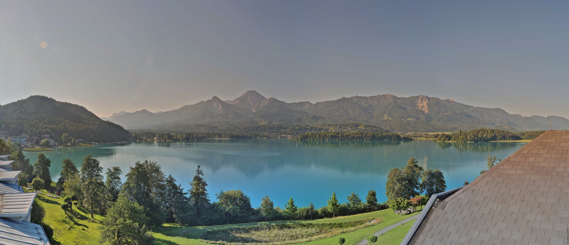 Archiv Foto Webcam Faaker See, Blickrichtung Süden