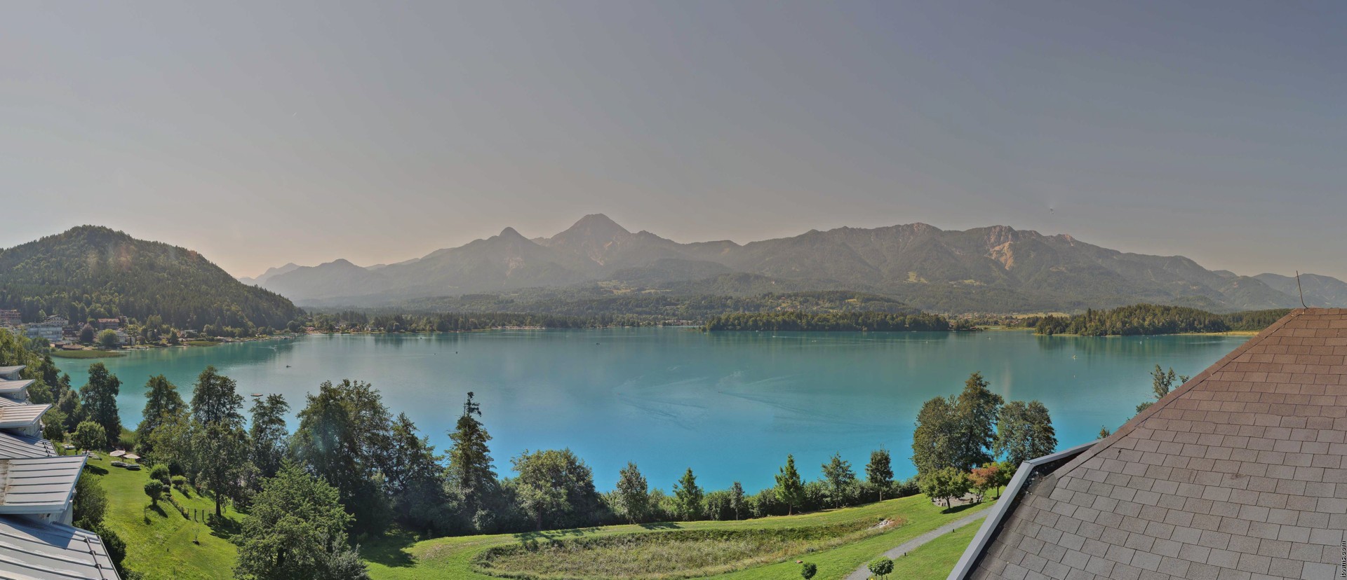 Archiv Foto Webcam Faaker See, Blickrichtung Süden