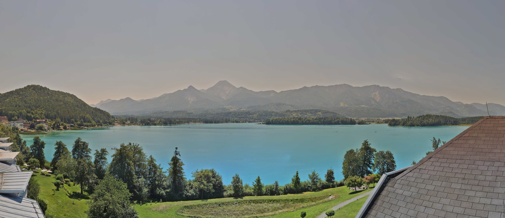 Archiv Foto Webcam Faaker See, Blickrichtung Süden