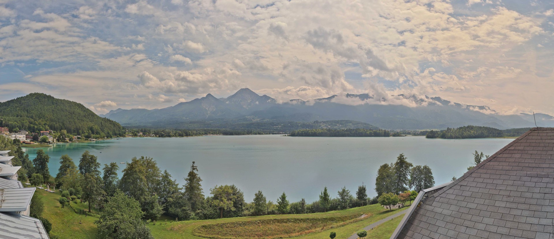 Archiv Foto Webcam Faaker See, Blickrichtung Süden