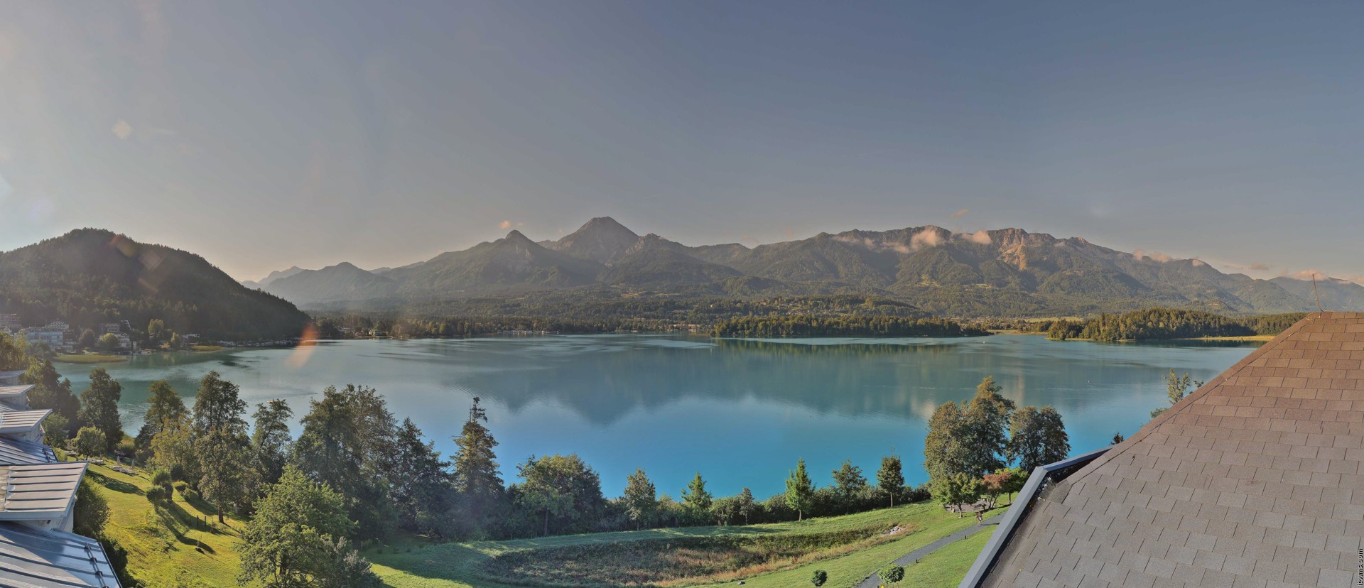 Archiv Foto Webcam Faaker See, Blickrichtung Süden