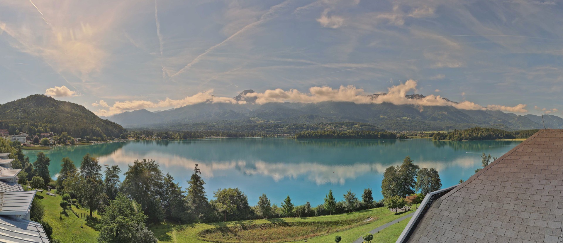 Archiv Foto Webcam Faaker See, Blickrichtung Süden