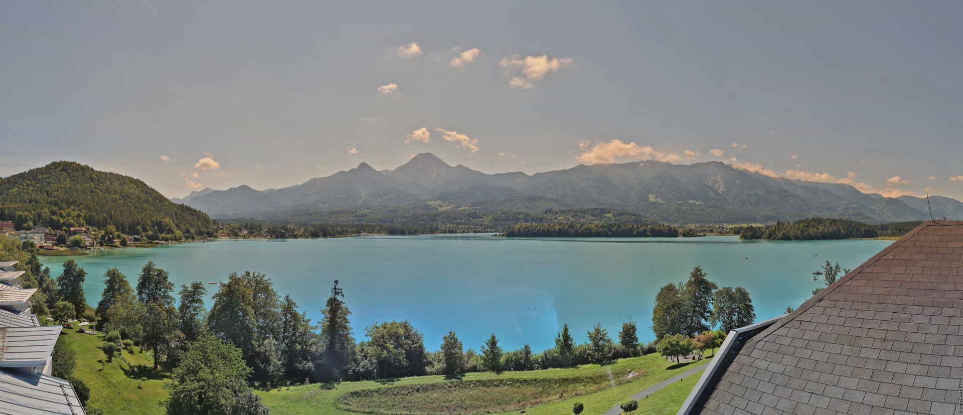 Archiv Foto Webcam Faaker See, Blickrichtung Süden